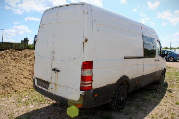 Most tył Mercedes Sprinter W906 2008 2.2CDI 646986 Bus