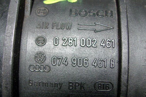 Przepływomierz Audi A4 B6 2000-2004 1.9Tdi  074906461B, 0281002461