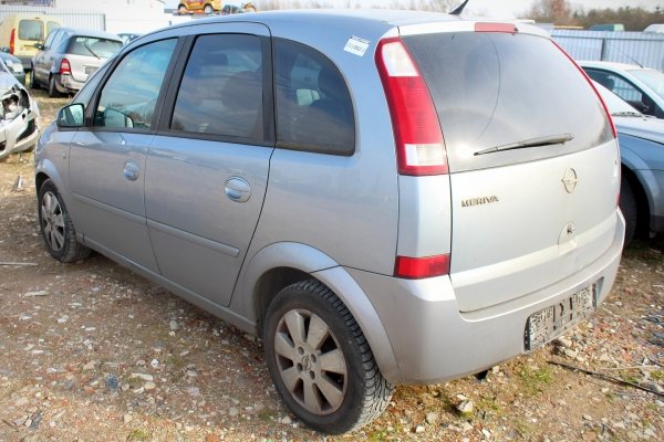 Drzwi Tył Lewe Opel Meriva A 2003 1.6i Minivan (gołe drzwi bez osprzętu) [rysy, delikatne wgniecenia]