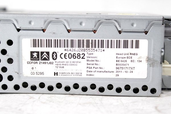 Radio Peugeot 5008 2012 