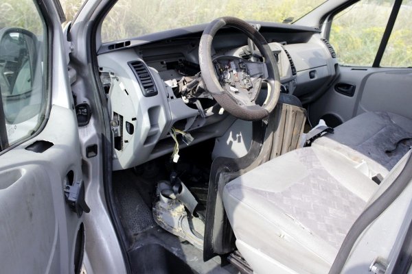 Szyba tył tylna prawa drzwiowa Opel Vivaro A 2002 