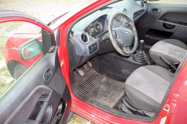 Drzwi Przód Lewe Ford Fiesta MK6 Lift 2007 1.3i Hatchback 5-drzwi (gołe drzwi bez osprzętu)