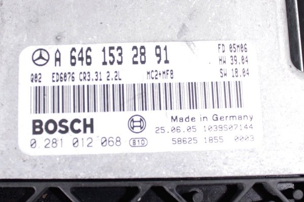 Komputer sterownik silnika Mercedes Vito W639 2005 2.2CDI Bus