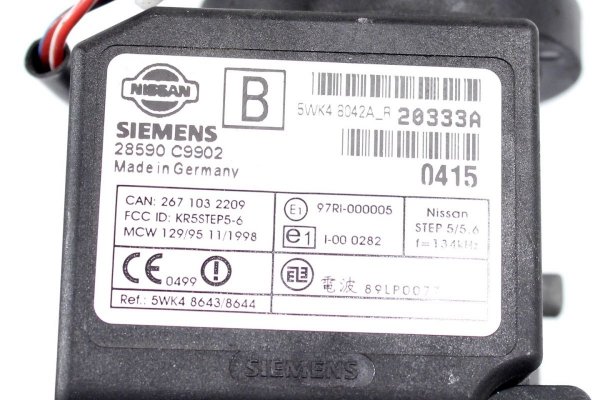 komputer silnika - stacyjka - immobilizer - nissan - almera - zdjęcie 12