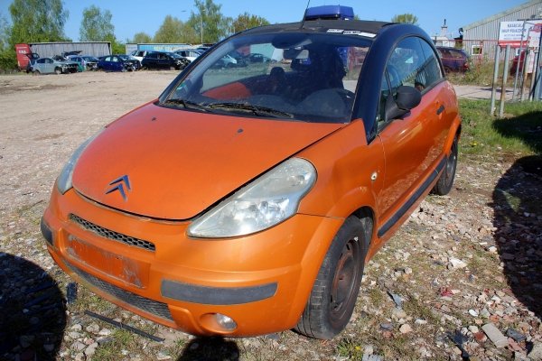 Błotnik przód prawy Citroen C3 Pluriel 2004 Kabirolet  (kod lakieru: KHU)