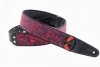 RightOn! Red Daisy Mojo Vegan Strap pas do gitary