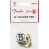 Fender 351 CELLULOID PICKS John 5 351 Celluloid Picks (6 pack)