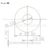 Kera Audio PRT/LP Kremowy Płytka Rhythm/Treble