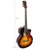 V-TONE EAG SET SB gitara elektroakustyczna + wzmacniacz gitarowy