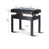 KA-LINE STAND BA-212-BR Ława do fortepianu