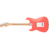 Squier Sonic Stratocaster HSS Maple Fingerboard White Pickguard Tahitian Coral