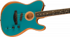Fender American Acoustasonic Telecaster Channel-Bound Neck Ebony Fingerboard Ocean Turquoise
