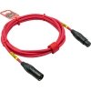 GoodDrut XLRm-XLRf 7m czerwony kabel mikrofonowy