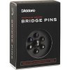 D'Addario PWPS-2 Hebanowe kołki z abalonową inkrustacją