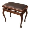 Hidrau-Model ława do pianina  HM BG2 Walnut 03 Orzech mat TC4 welur brązowy