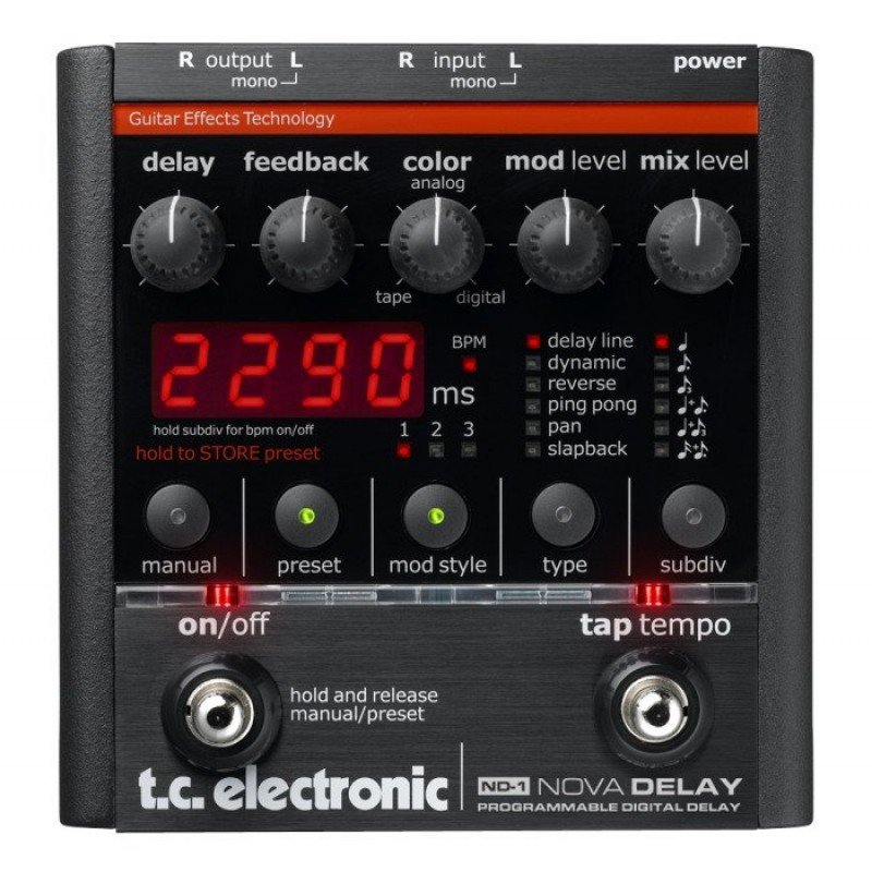 ギター TC Electronic Nova Delay TC Electronic ND-1 Nova Delay