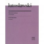 Melodie ludowe 12 łatwych utworów na fortepian  Witold Lutosławski