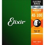 Elixir NanoWeb Steel 45-100 struny do gitary basowej