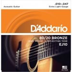 D'Addario EJ10 - 80/20 Bronze 10-47