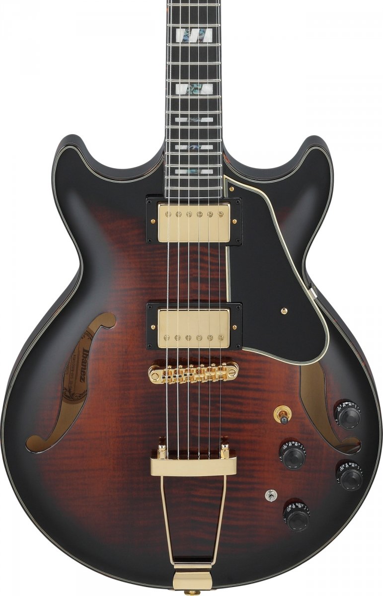 Ibanez　AMH100FM DVS Ibanez AMH100FM-DVS Dark Violin Sunburst gitara semi hollowbody