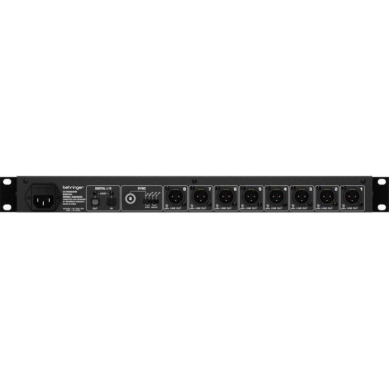 DTM・DAW Behringer ADA8200 ULTRAGAIN DIGITAL Behringer ADA8200 | Konwerter sygnału audio