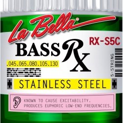 La Bella RX-S5C struny basowe 45-130 stalowe