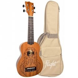 Flight NUS350 DC ukulele sopran z pokrowcem