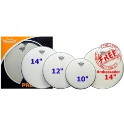 Remo PP-1020-BE-GW Emperor pack 10,12,14,14 coated