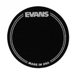 Evans EQPB1 łatka do bębna basowego Black Nylon