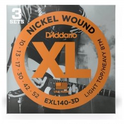 D'Addario EXL140-3D 3pack 3-pak