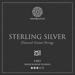 Knobloch Strings STERLING Silver CX Carbon 400SSC - Struny do Gitary Klasycznej