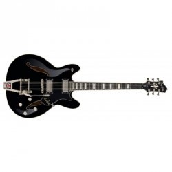 Hagstrom Tremar Viking Deluxe Black