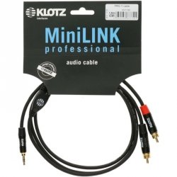 Klotz KY7-090 kabel mini jack stereo-2x RCA 90cm