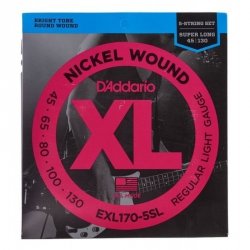 D'Addario EXL170-5SL Super Long struny bas