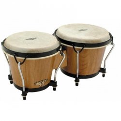 Latin Percussion CP221 DW bongosy ciemne