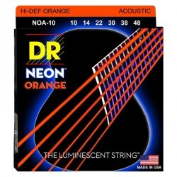 Dr Strings NOA-10 10-48 neon orange struny do gitary akustycznej