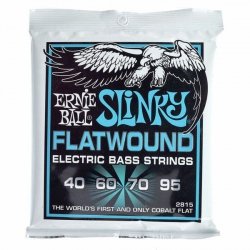 Ernie Ball 2815 40-95 Cobalt FlatWound struny gitara basowa szlify