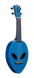 Mahalo MC1AL/MBU Alien ukulele blue metal pokrowiec