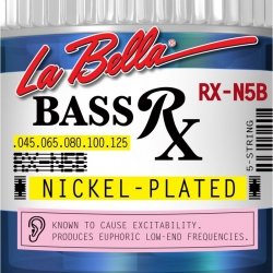 La Bella RX-N5B 45-125 niklowe  struny do basu 5 strunowego