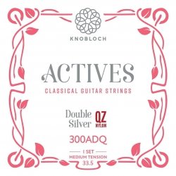  Knobloch Strings ACTIVES Double Silver QZ Nylon 300ADQ - Struny do Gitary Klasycznej