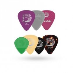 D'Addario 1XVP4-5 Variety Pack zestaw 7 kostek gitarowych