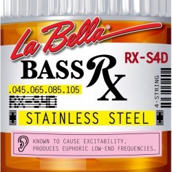 La Bella RX-S4D 45-105 stalowe struny do basu 4 strunowego