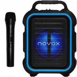 Novox Mobilite Blue mobilne nagłośnienie z mikrofonem bezprzewodowym