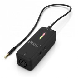 IK iRig PRE 2 - Interfejs audio iOS/ Android/ DSLR