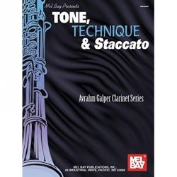 MelBay Tone, Technique and Staccato Avrahm Galper Clarinet klarnet