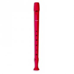 Hohner 9508 Red flet prosty sopran C plastik niemiecki etui