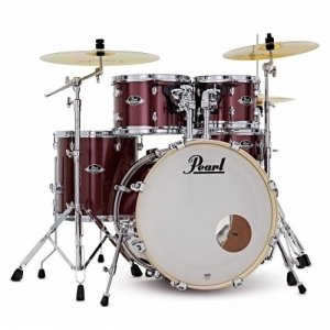 Pearl Export Black Cherry Glitter 20,10,12,14+14+hardware+talerze