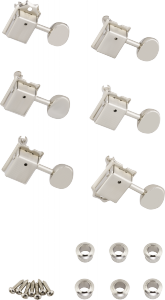 Fender Vintage-Style Strat Tele Tuners Nickel