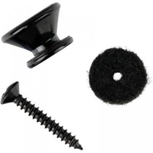 Ortega OSTP2-BK Strap Pin czarny zaczep na pasek para