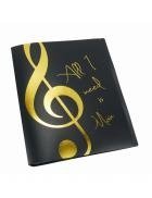 Agifty F1024 segregator z folijkami złoty All i need is music